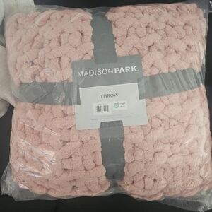 Madison chenille chunky knit throw, Blanket